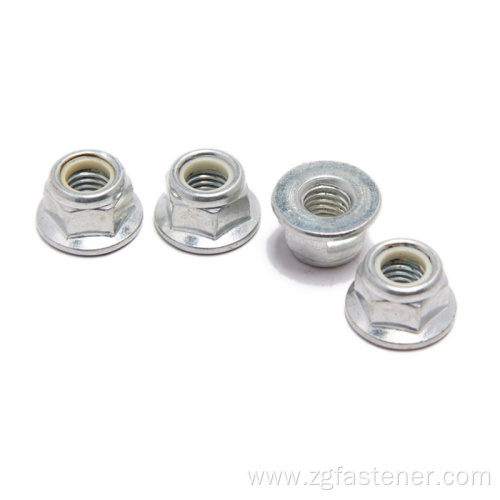 stainless steel flange nylon nuts